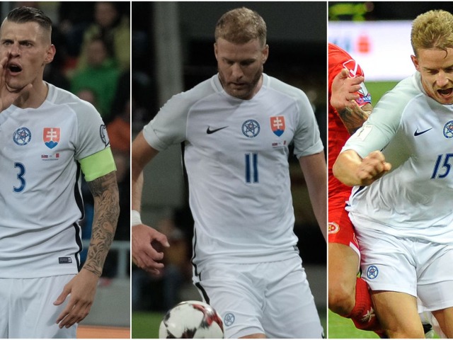 Martin Škrtel, Adam Nemec, Tomáš Hubočan