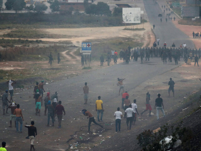 VENEZUELA demonštrácia protest hranica brazília