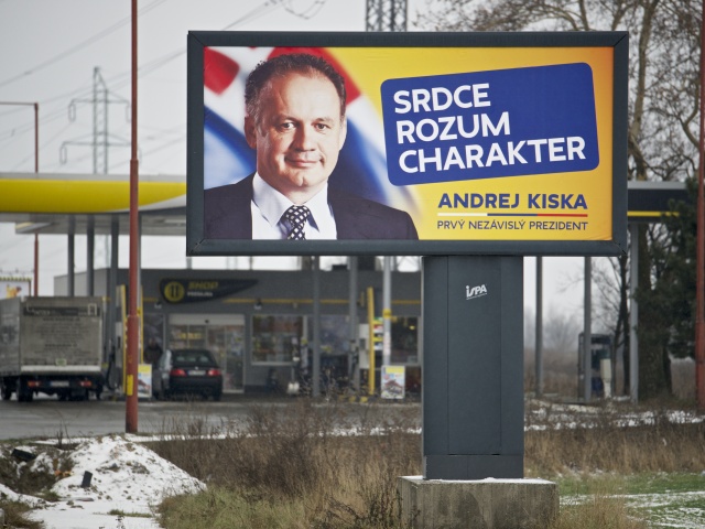 Andrej Kiska, bilbord