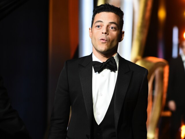 Herec Rami Malek na zábere z 91. ročníka Oscarov.