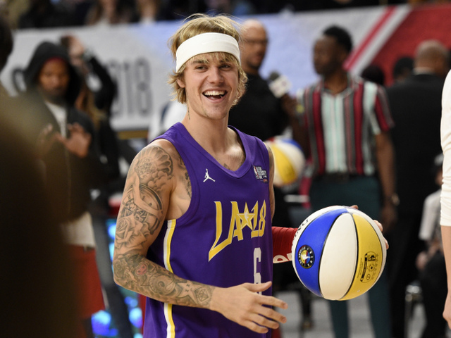 Spevák Justin Bieber na zábere z februára 2018.