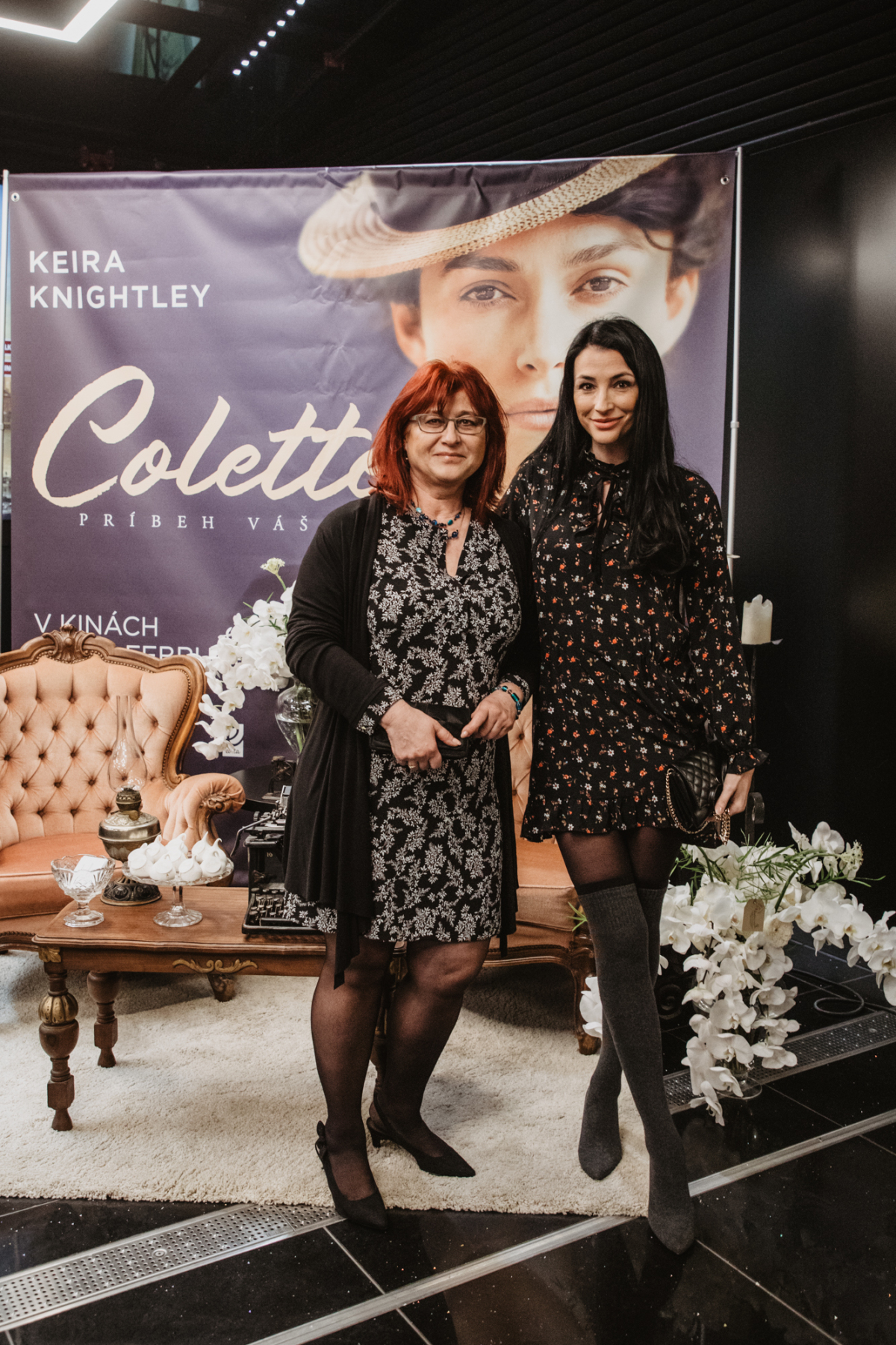 Na premiére filmu Colette sa zúčastnila aj Lucia Hablovičová, ktorá priviedla aj svoju mamu.