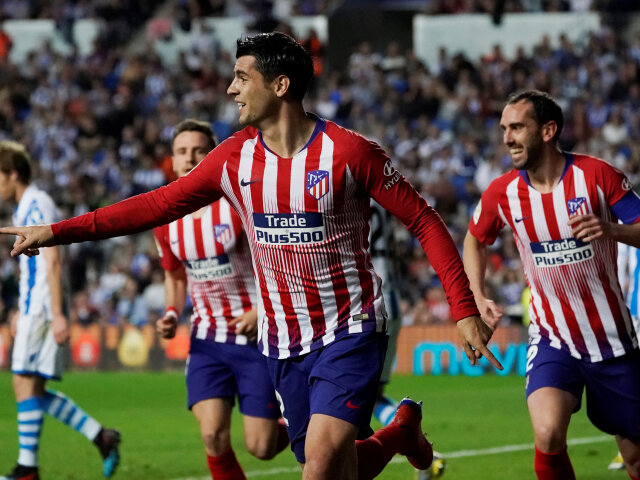 SOCCER-SPAIN-SOC-ATM/ Morata Atlético