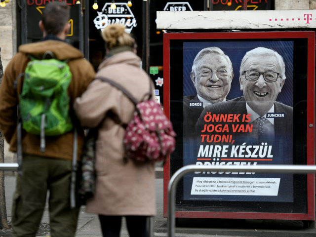 Soros Juncker plagát