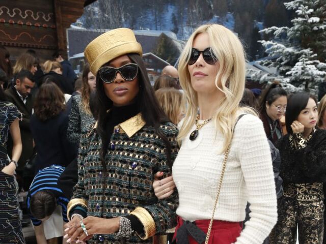 Claudia Schiffer a  Naomi Campbell