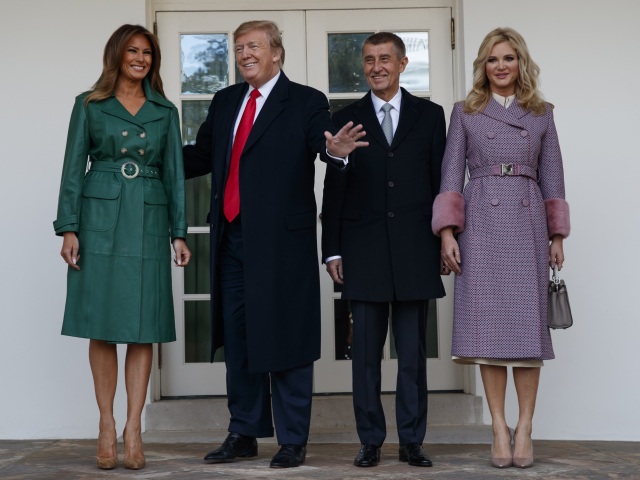 Trump Trumpová babiš babišová USA biely dom