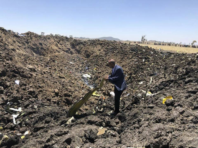APTOPIX Ethiopia Plane Crash