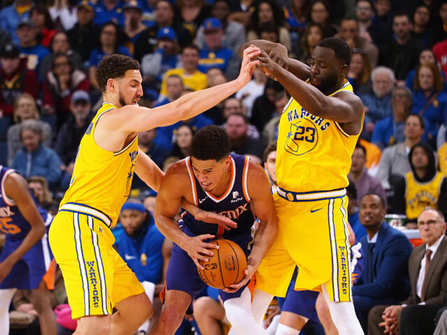 Devin Booker, Klay Thompson, Draymond Green