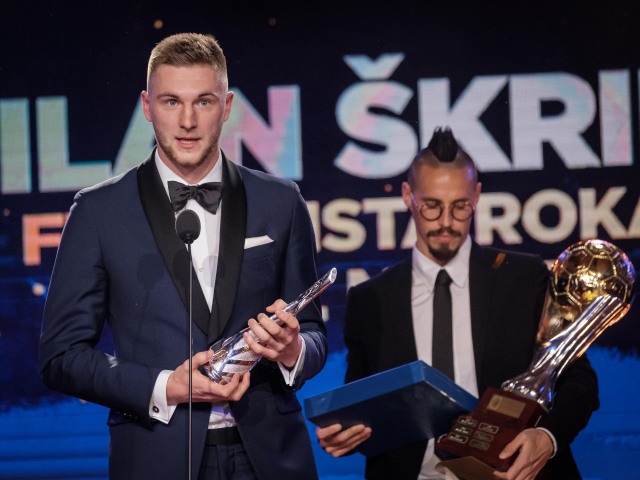 futbalista roka 2017, skriniar, hamsik