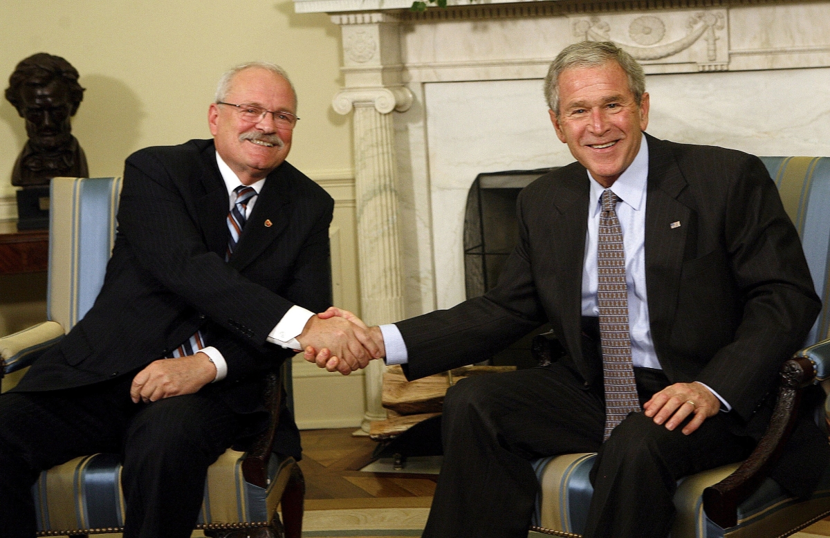 George W. Bush, Ivan Gašparovič