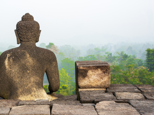 Borobudur, Indonézia, Jáva,