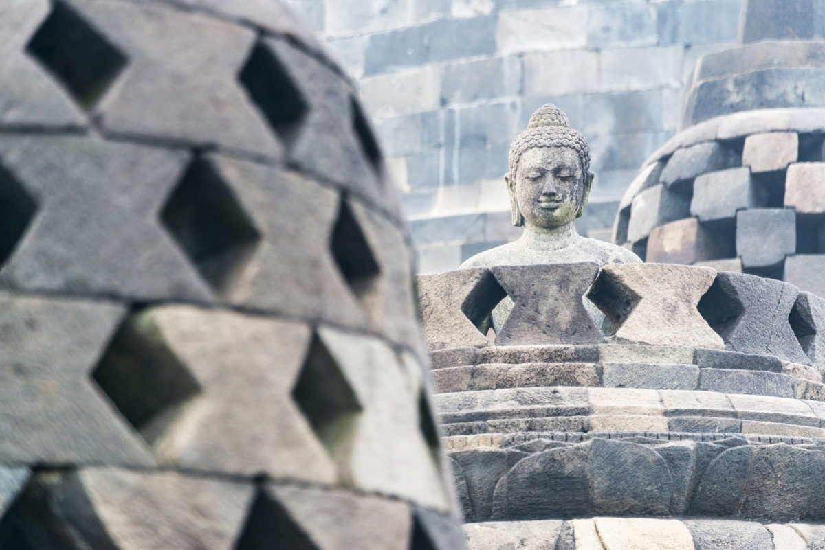 Borobudur, Indonézia, Jáva,