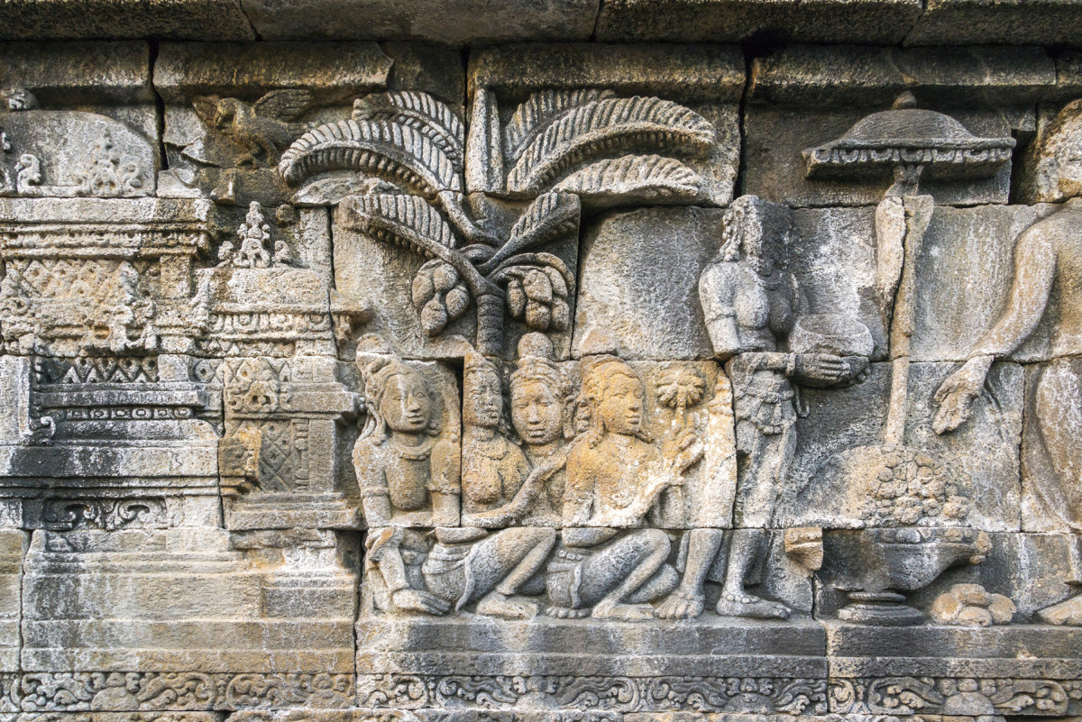 Borobudur, Indonézia, Jáva,
