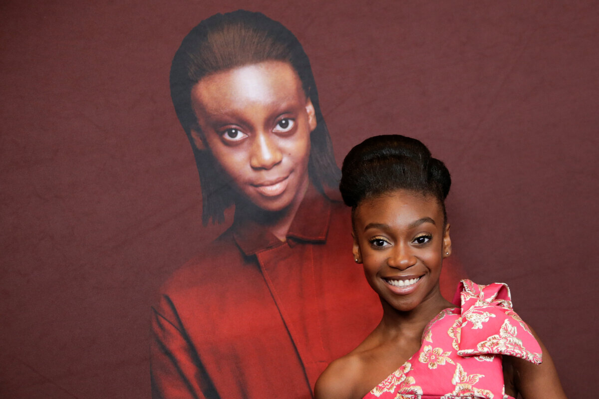 Herečka Shahadi Wright Joseph na premiére filmu My v New Yorku.