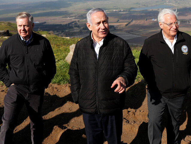 Golanské výšiny, Benjamin Netanjahu, David Friedman