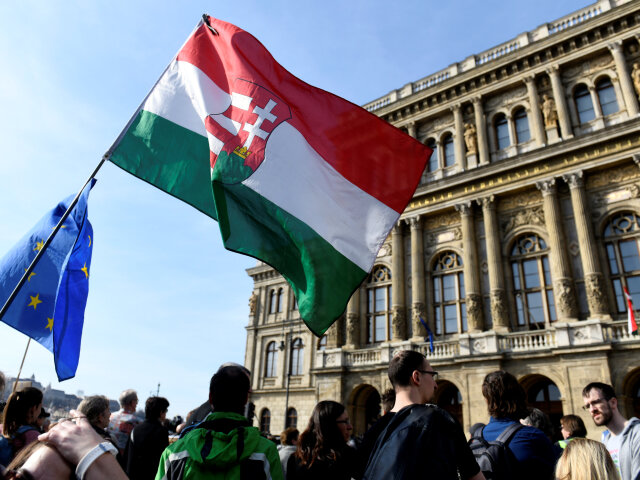 HUNGARY-ACADEMY/PROTEST