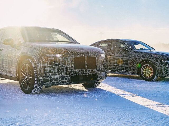 BMW - testy elektromobilov v Arjeplog