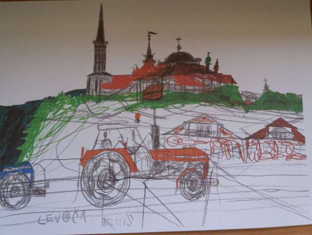 Denis Hototňák, Levoča, kresba