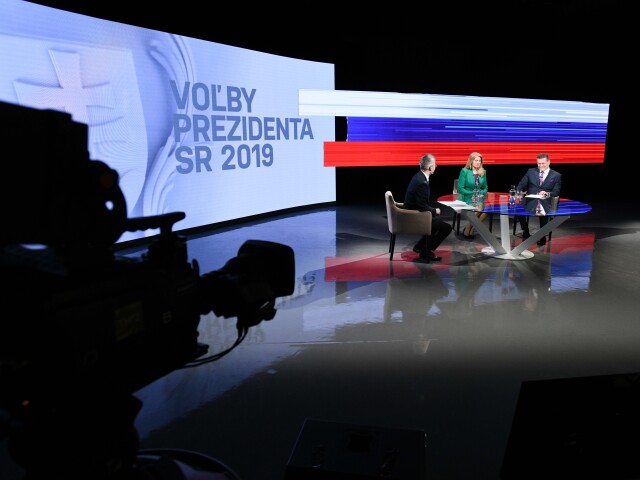 diskusia kandidátov, prezidentské voľby 2019, šefčovič, čaputová, rtvs