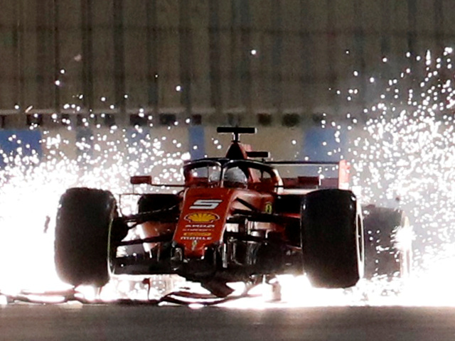 Sebstian Vettel, iskry