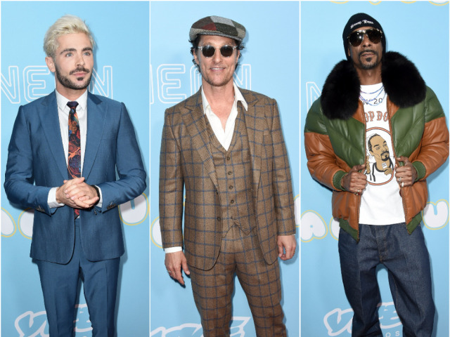 The Beach Bum zľava: Zac Efron, Matthew McConaughey a Snoop Dogg