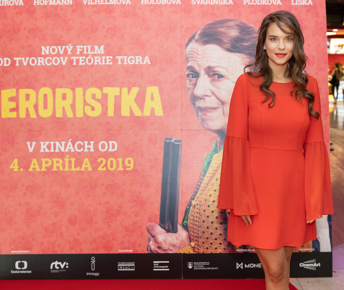 Herečka Kristína Svarinská. 