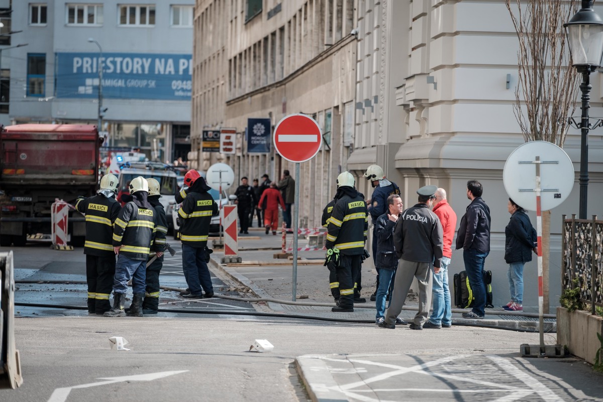 vybuch plynu, gorkeho, hasic, policia,