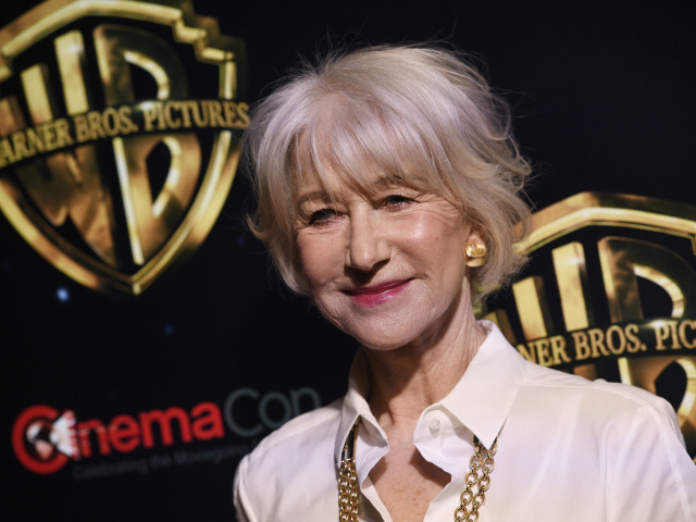 Herečka Helen Mirren na akcii CinemaCon 2019.