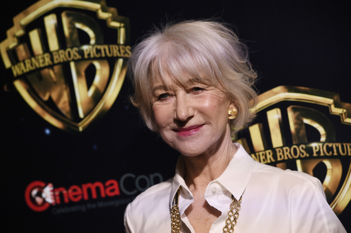 Herečka Helen Mirren na akcii CinemaCon 2019.