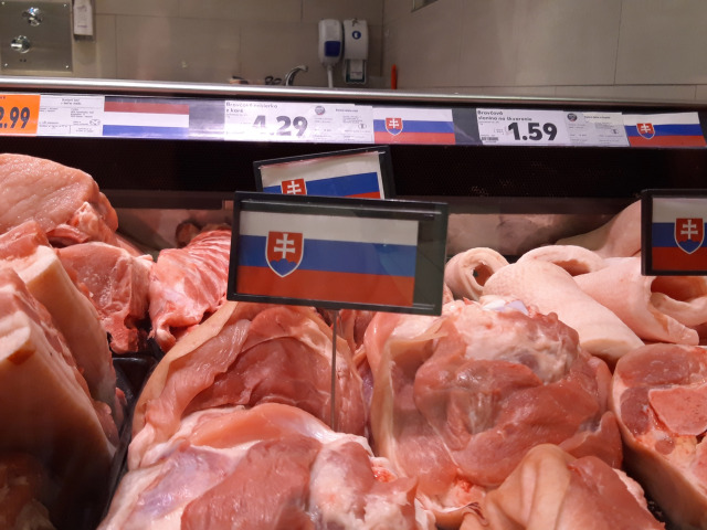 potraviny, Slovensko, obchod, Kaufland, mäso