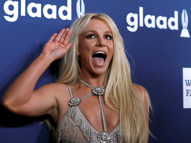 Speváčka Britney Spears na archívnom zábere.