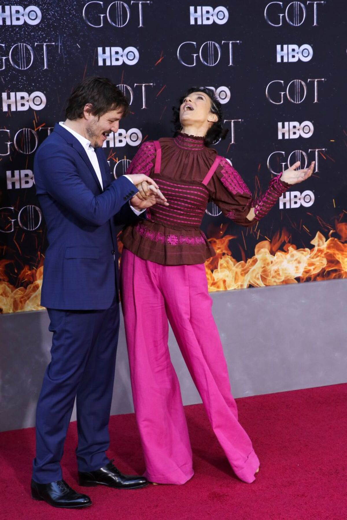 Indira Varma a Pedro Pascal