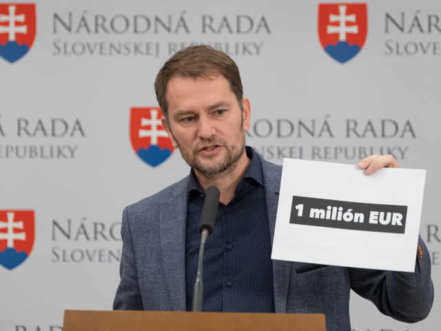 Igor Matovič, oľano, tlačová beseda