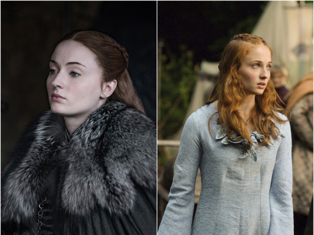 Herečka Sophie Turner (predstaviteľka Sansy Starkovej) 