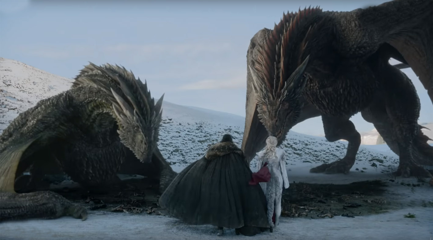 Posledná séria dáva nádej pre tých, ktorí dúfajú, že uvidia Jona a Daenerys lietať spoločne na drakoch.