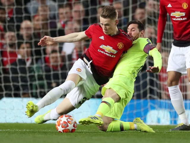 SOCCER-CHAMPIONS-MUN-FCB/ McTominay