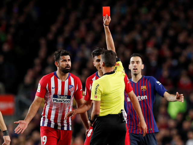 SOCCER-SPAIN-FCB-ATM/ Costa