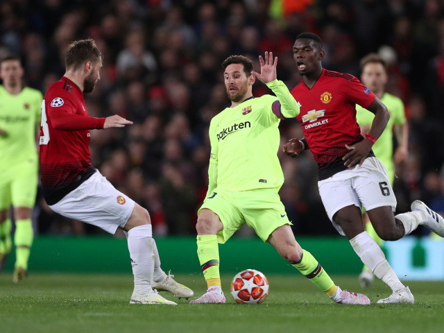 Luke Shaw, Paul Pogba, Lionel Messi