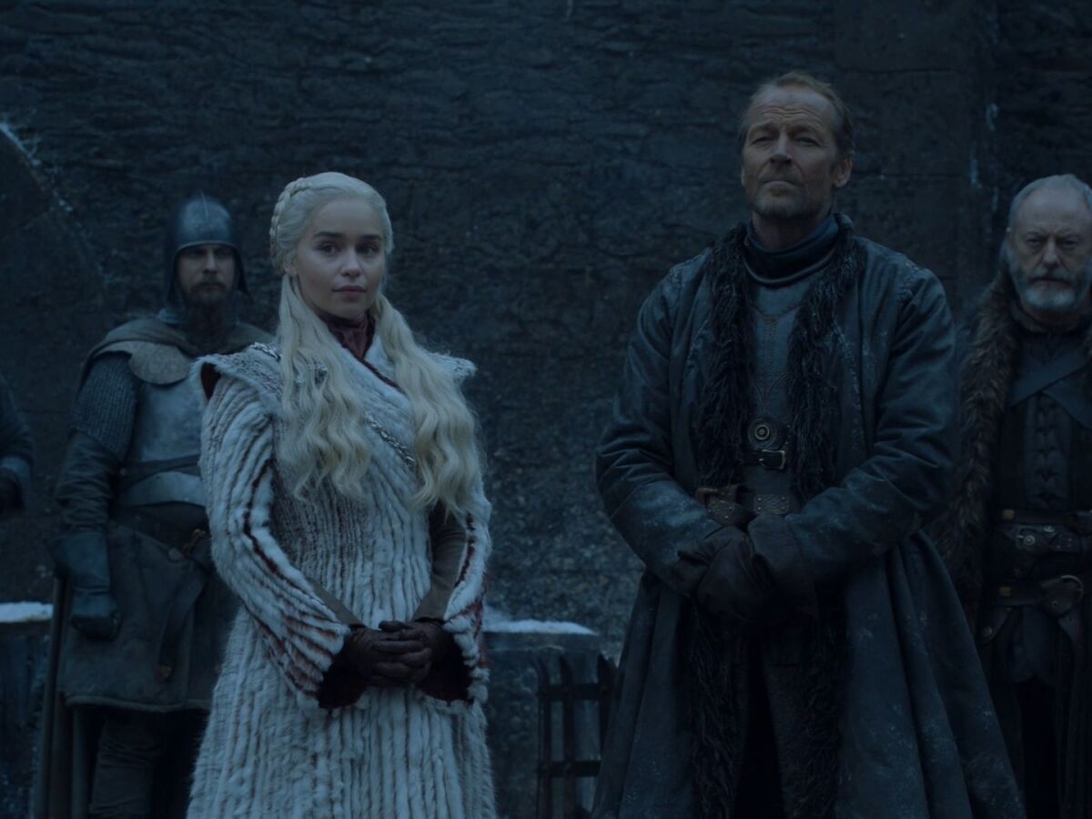 hra o tróny, game of thrones, daenerys, jorah,