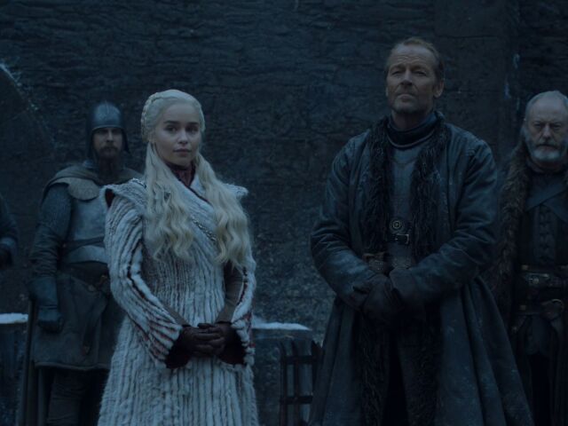 hra o tróny, game of thrones, daenerys, jorah,