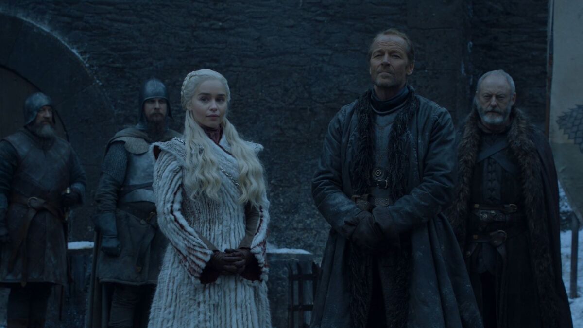 hra o tróny, game of thrones, daenerys, jorah,
