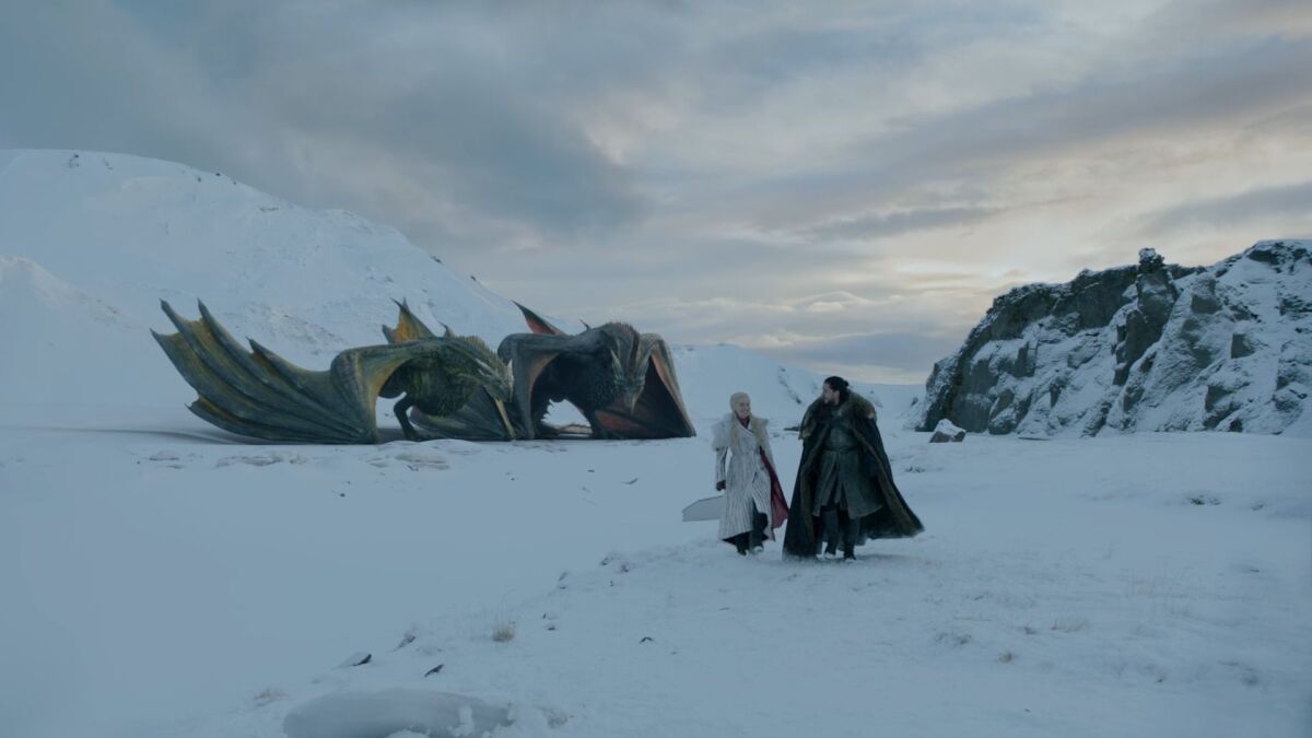 hra o tróny, game of thrones, jon, daenerys, draky,