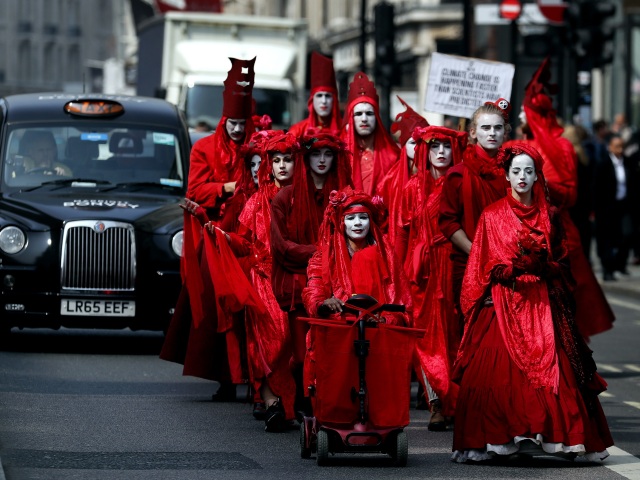 Británia Londýn klimatické zmeny protest