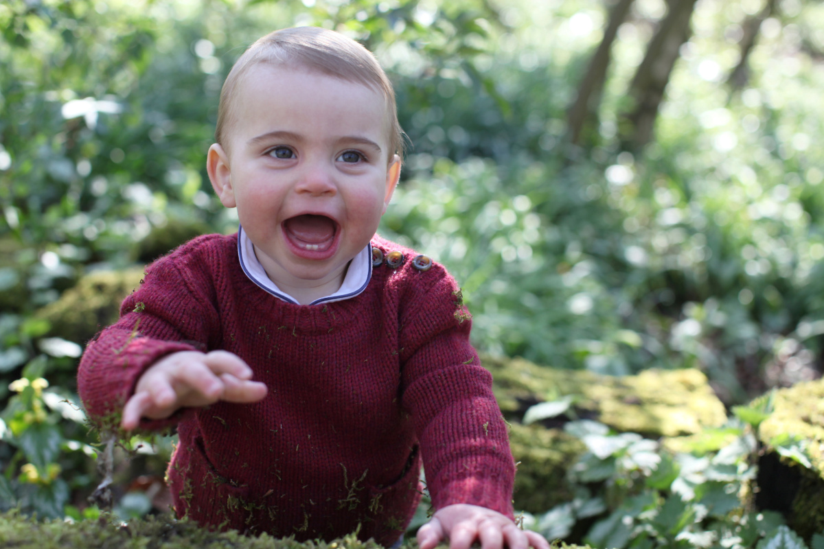 Princ Louis na zábere, ktorý zhotovila jeho mama Catherine, vojvodkyňa z Cambridge.