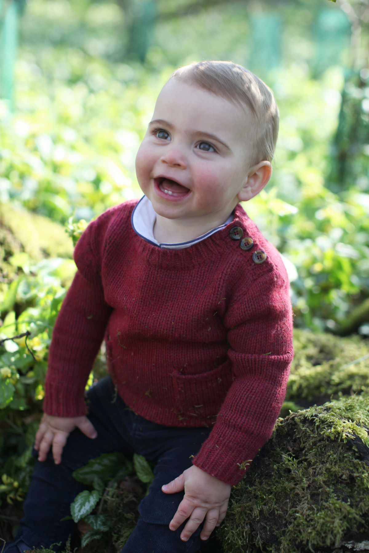Princ Louis na zábere, ktorý zhotovila jeho mama Catherine, vojvodkyňa z Cambridge.