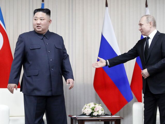 Rusko, KĽDR, Kim  Čong-un, Putin