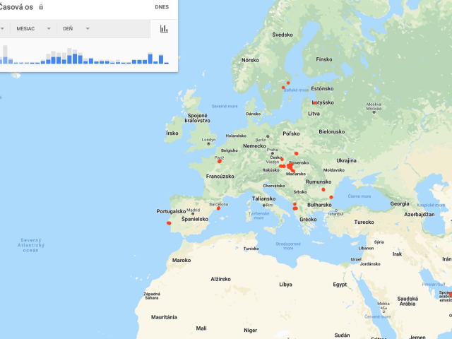 Google, sledovanie polohy, Mapy Google