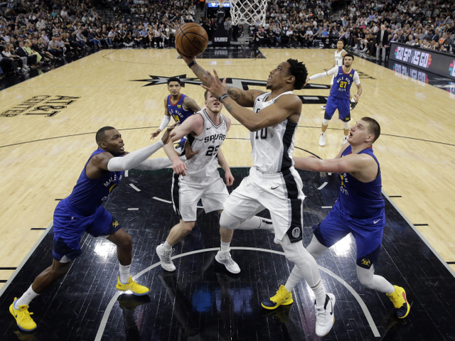 Nuggets Spurs Basketball NBA