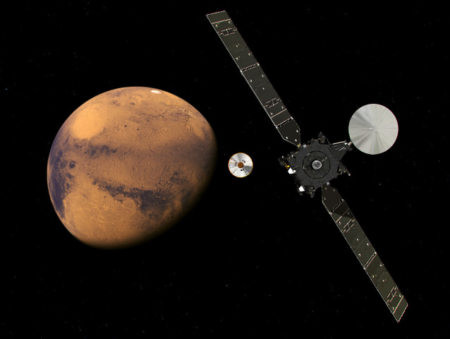exomars 2016 approaching mars