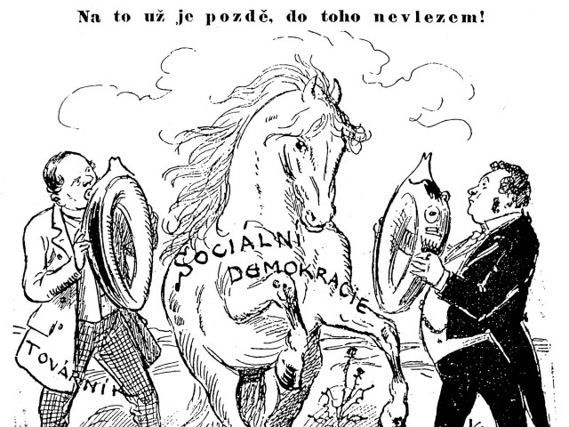karikatura Mikuláš Aleš
